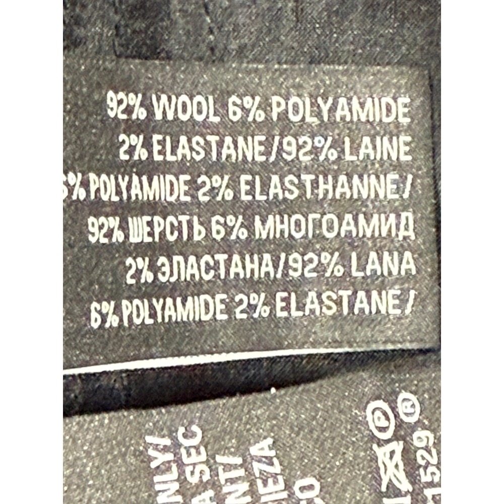 Ralph Lauren‎ Womens Black Wool Blend Tailored Dress Pants 4 Straight Trousers - Picture 6 of 17